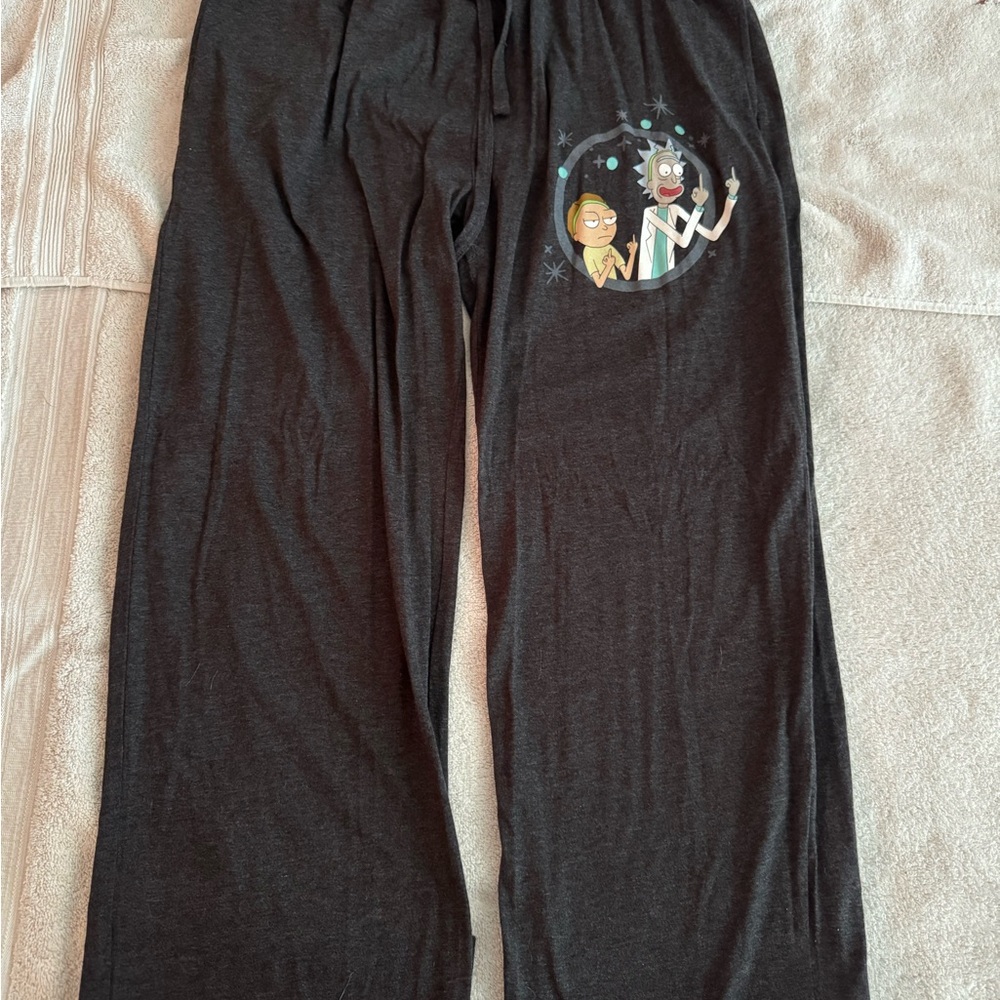 Black Joggers with Elastic Waistband and Soft Fabric